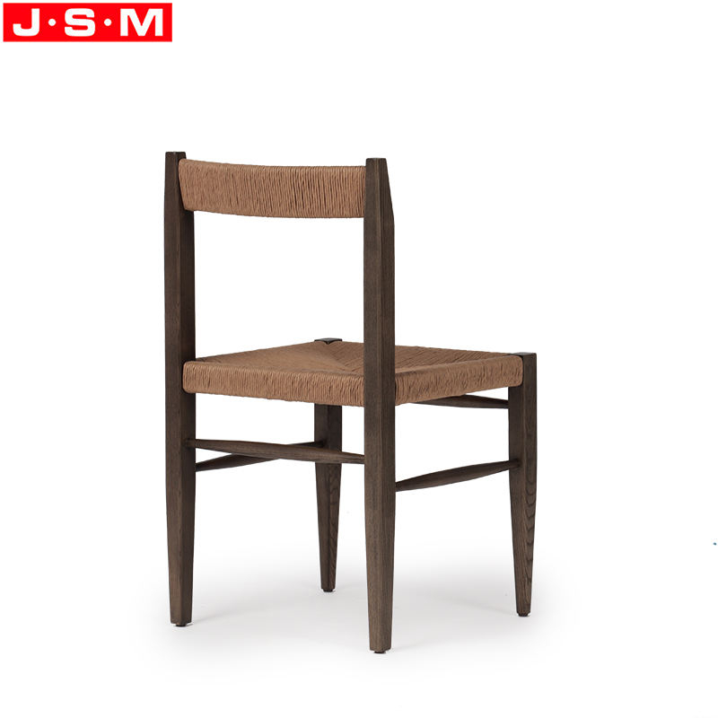Wholesale Dining Chair Solid Wood Material Mid Century Style Customize Color Hotel Dining Chair