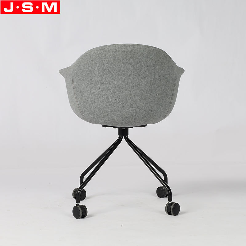 Fabric Seat Rotatable Powder Coating Metal Base Office Furniture Office Chair