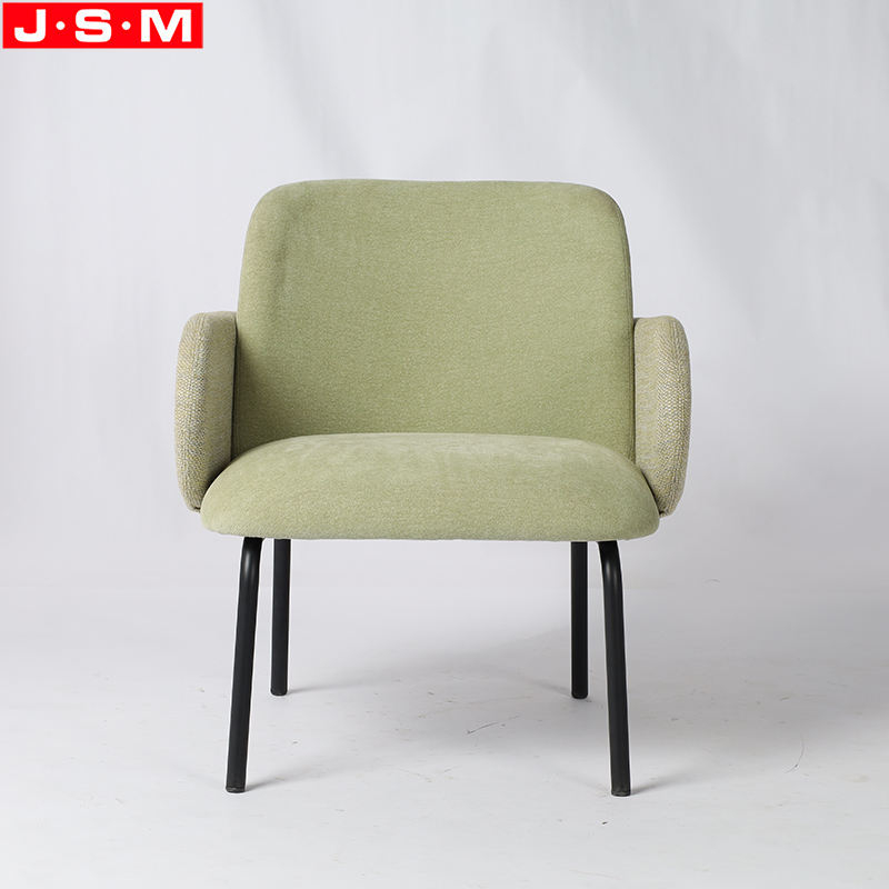 Cushion Lounge Accent Chair Metal Frame Armchair For Living Room Furniture
