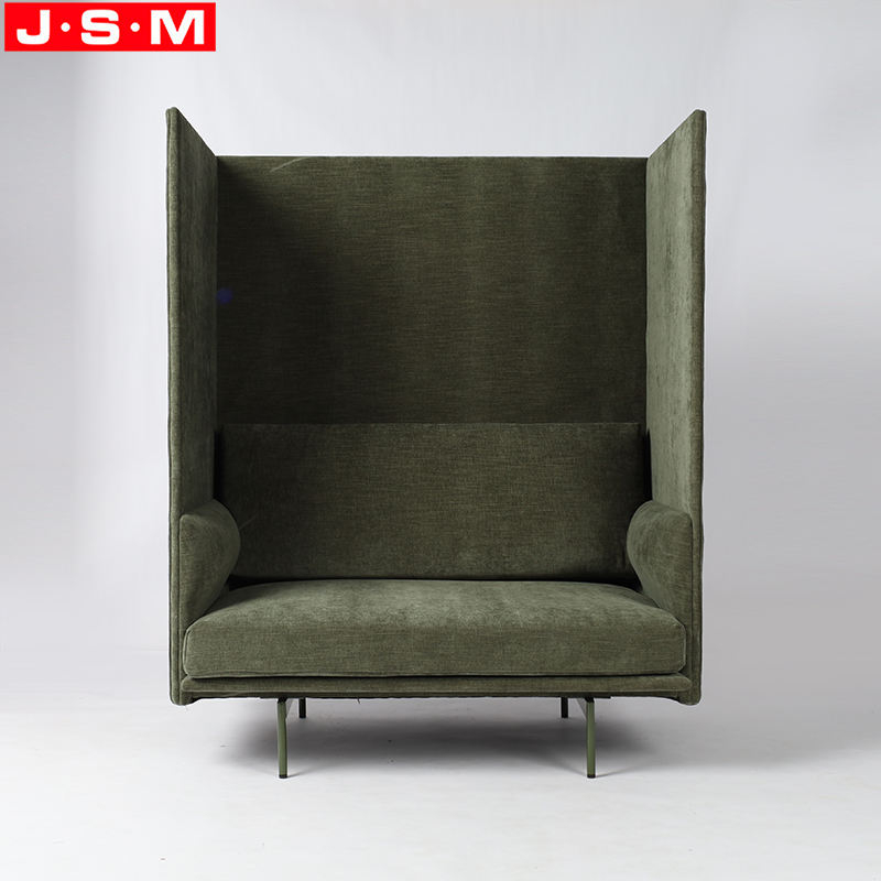 Home Furniture Cushion Seat Living Room Single Seat Metal Frame Sofa
