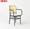Hot Sale Indoor Dining Italian Outdoor Plastic Rattan Wood Restaurant Modern Dining Chair