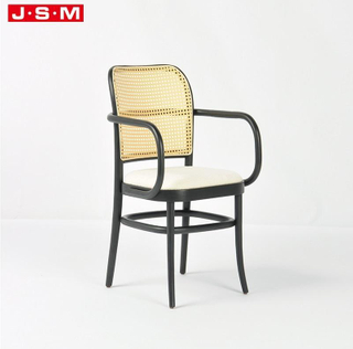 Hot Sale Indoor Dining Italian Outdoor Plastic Rattan Wood Restaurant Modern Dining Chair