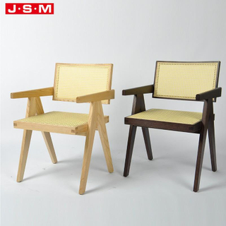 Modern Furniture Plastic Rattan Dining Chair Luxury Solid Wood Dining Chair