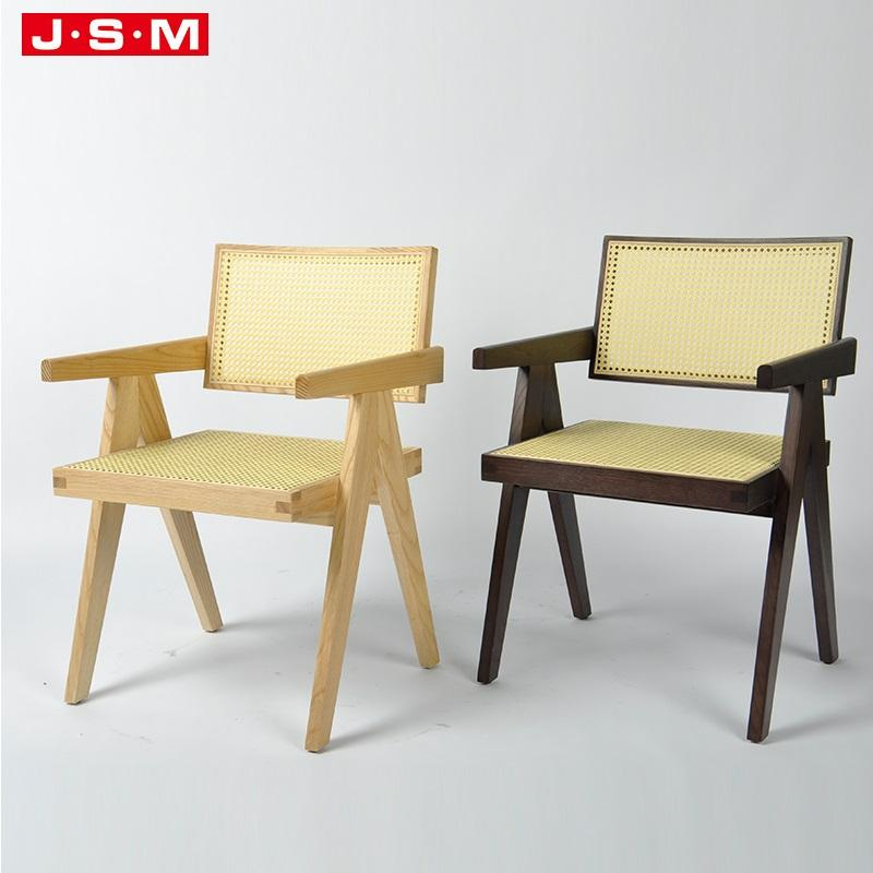 Modern Furniture Plastic Rattan Dining Chair Luxury Solid Wood Dining Chair