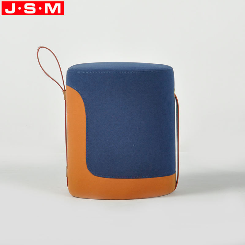 Top Selling Lounge Pouf Green Round Space Saving Kids Home Velvet Large Bench Chair Tufted Ottoman