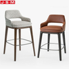 Luxury Vintage Bar Funiture Wood Base Office High Hawaiian Style Bar Stools