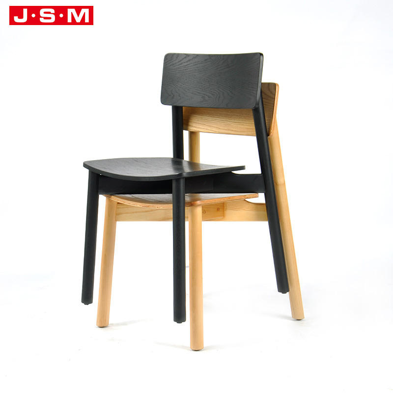 Luxury Ash Timber Base Outdoor Italian Wooden Restaurant Dining Chair