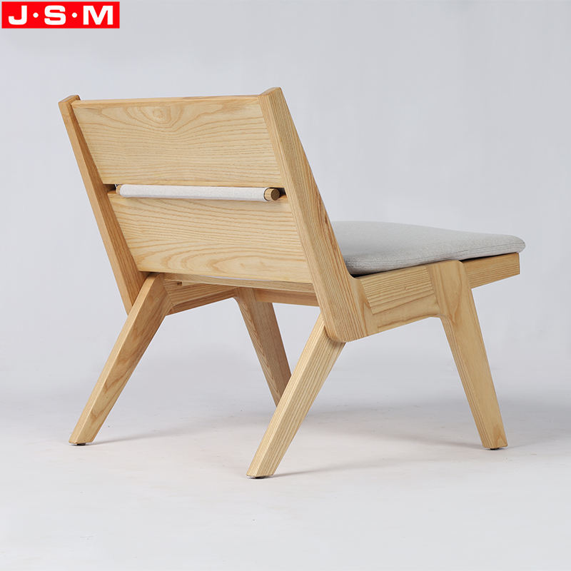 Hot Selling Dining Room Wooden Chairs Ash Timber Restaurant Dining Chair With Cushion