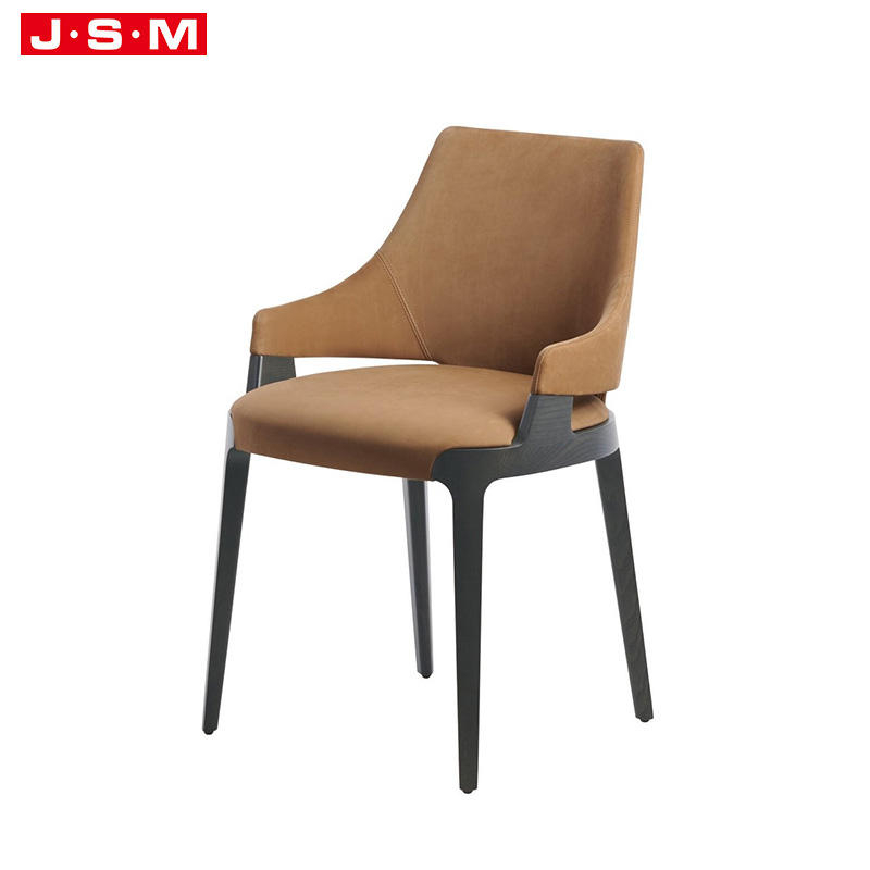 Modern Latest Wooden Timber Tufted Master Cross Room Wedding Dining Chair