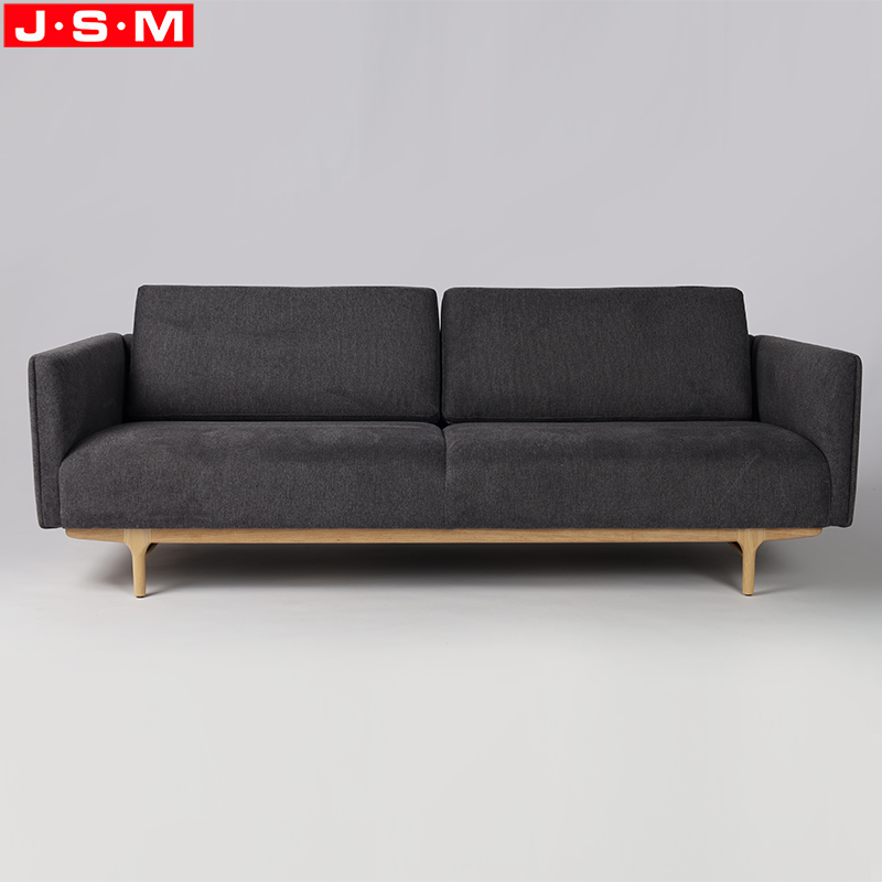 Modern Style Wooden Fabric Sectional Sofa
