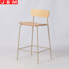 Home Kitchen High Seating Chair Modern Bar Stool Chair With Metal Legs