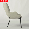 New Design Morden Molded Foam With Fabric Armchair With Metal Base