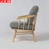 Fabric Single Cushion Seat And Back Recliner Arm Armchair For Living Room