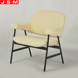Hot Sale Living Room Furniture Indoor Chair Household Metal Frame Armchair
