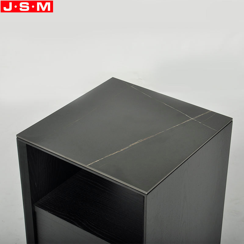 Fashion Square Small Coffee Tables Rock Slab Table Top Ash Timber Side Table