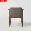 Modern Leather Dining Room Restaurant Furniture Hotel Wooden Dinning Chairs