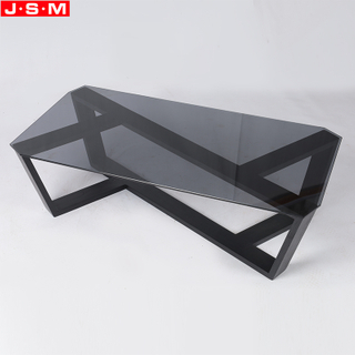 Tempered Glass Top Ash Timber Base Tea Table Table Tea Table Tea Spoon Table Spoon
