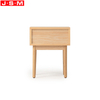 Bedroom Furniture Nightstands Wooden Night Stands Home Storage Bedside Table With Rattan Weaving Drawer