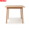 Wholesale Modern Ash Veneer Wood Table Rectangle Dining Table For Living Kitchen