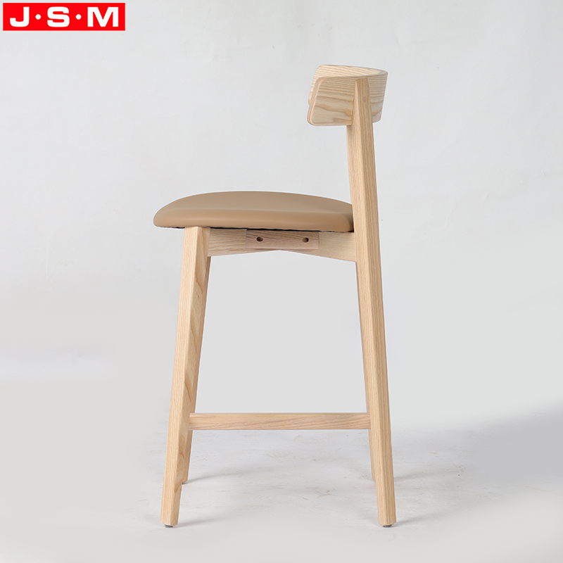 Cushion Seat Ball Chair Dining Room Linen Woven Chair Ash Timber Frame Restaurant Chair