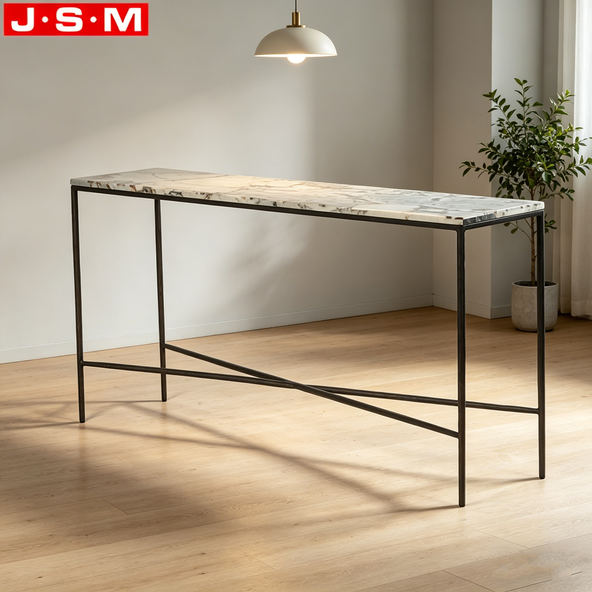 Modern Luxury Design Contemporary Stone Unique Rectangle Stone Top Coffee and Tea Table for Home Living Room Furniture