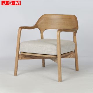 Louis Chair Leather Upholstered Cushion Wood Dining Chair With Wooden Legs Modern Dining Chair