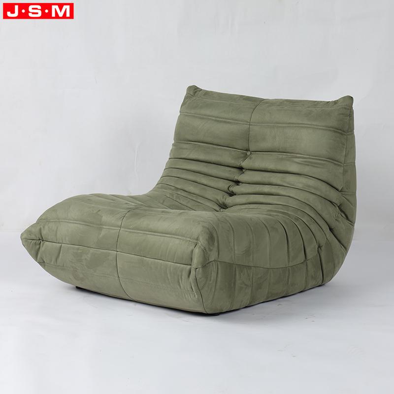 Modern Designer Italian Molded Foam with Fabric White Furniture 2 Seater Modular Wooden Sofa