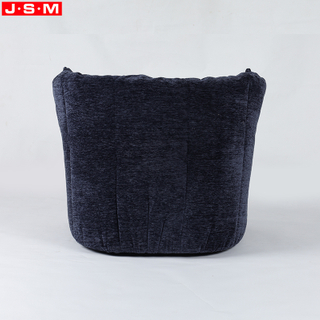 Molded Foam with Fabric Garden European Round Wooden Material Legs Round Room Massage Elastic Seater Sofa
